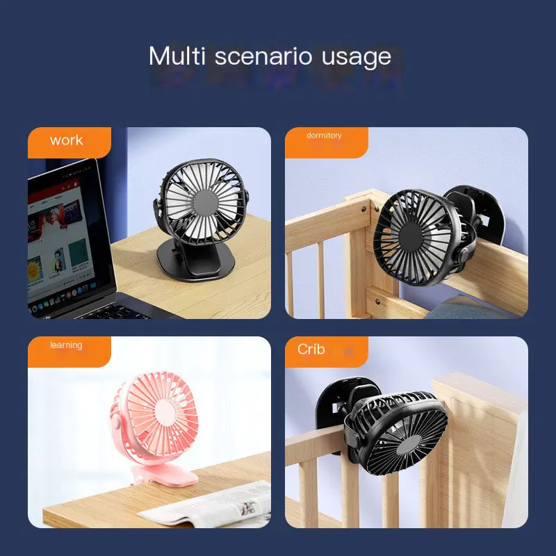 Portable USB Mini Fan for Home and Car Use